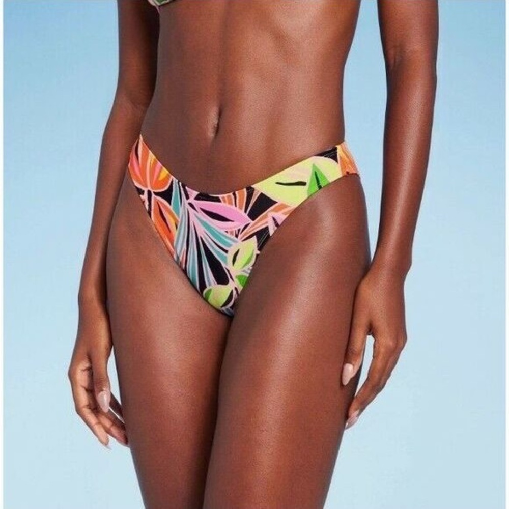 Wild Fable‎ Tropical Print Scoop Front Size XS